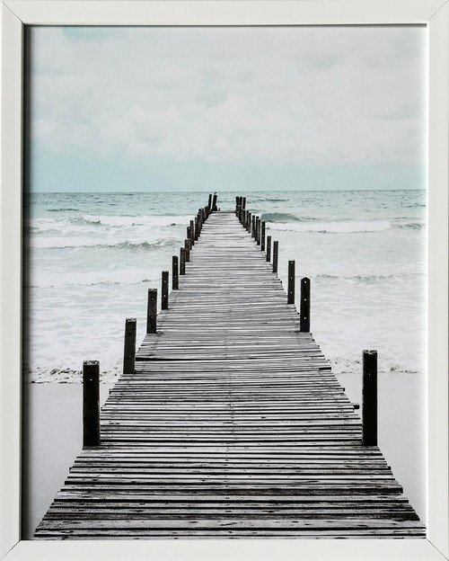 Hidden Gallery Blend - 17" x 21" Framed Wall Art - Gray