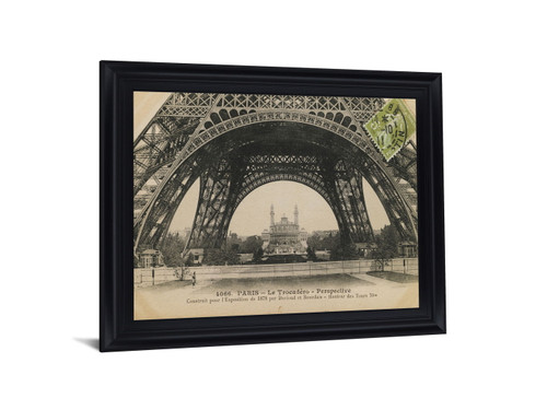 Archway to Paris - 28" x 34" Framed Wall Art - Beige