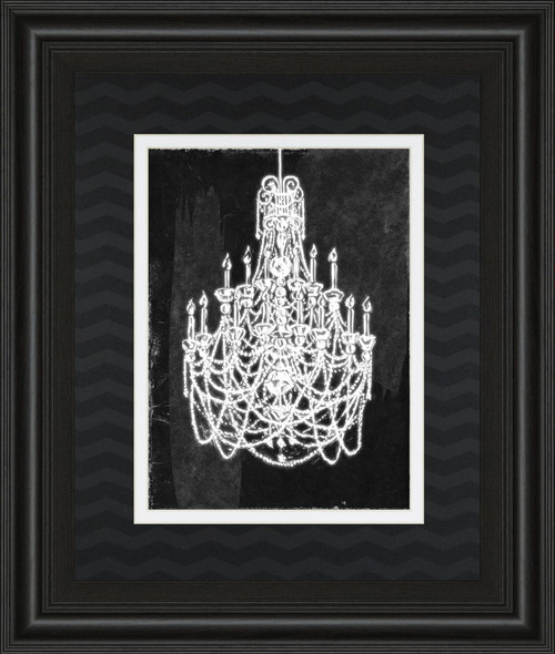 Luminous Twilight - 34" x 40" Framed Wall Art - Black