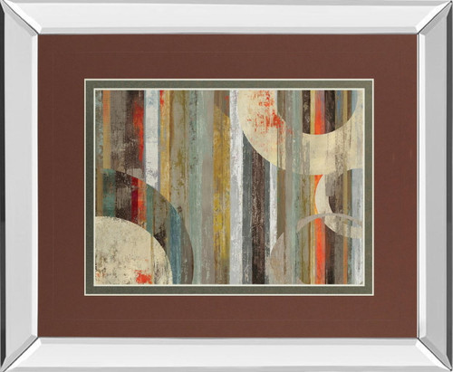 Retro Meridian - 34" x 40" Framed Wall Art