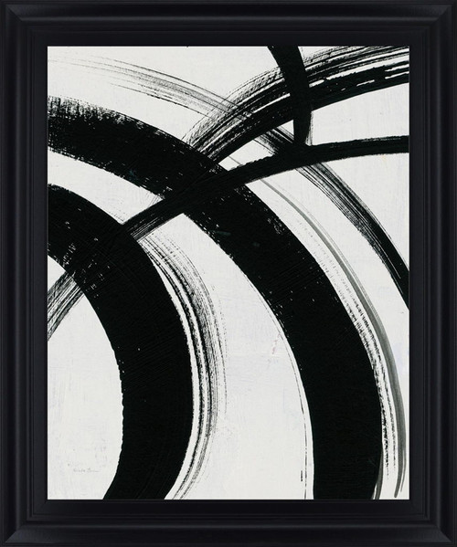 Ebony Arc - 28" x 34" Framed Wall Art