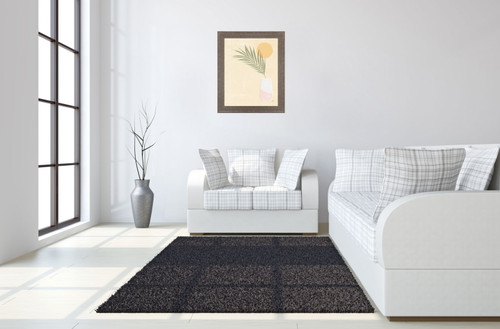 Palm Serenity - 28" x 34" Framed Wall Art - Beige