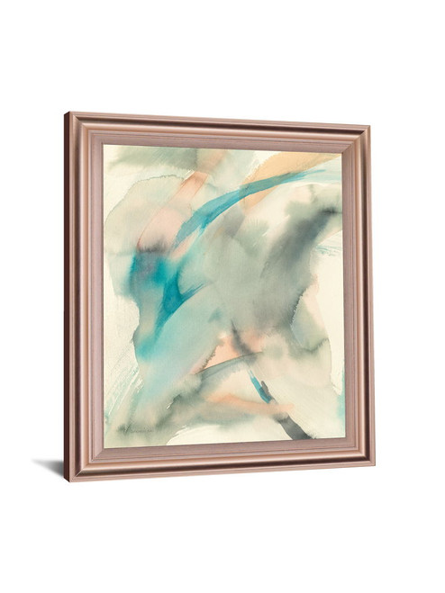 Tranquil Mist - 28" x 34" Framed Wall Art - Light Blue