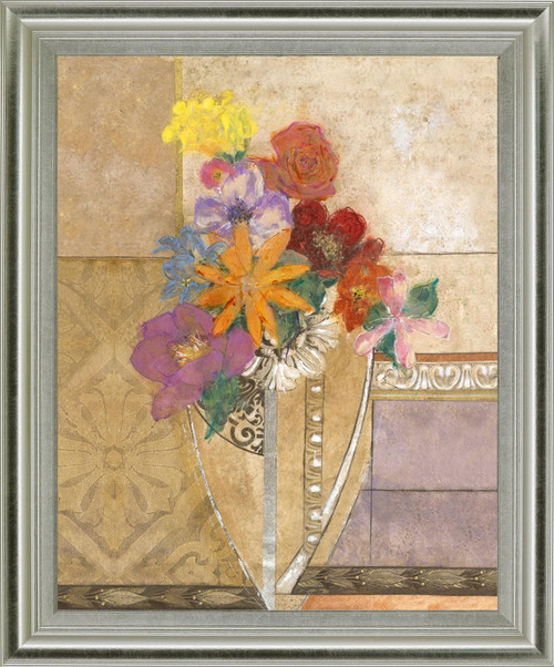 Opulent Blossom Mix - 28" x 34" Framed Wall Art