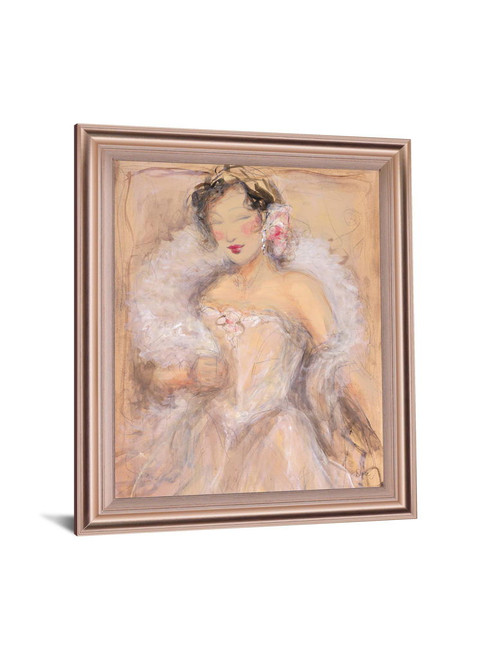 Rosy Evening Muse - 28" x 34" Framed Wall Art