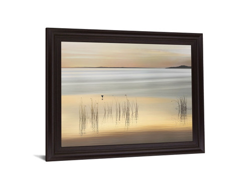 Serene Reeds - 28" x 34" Framed Wall Art - Beige