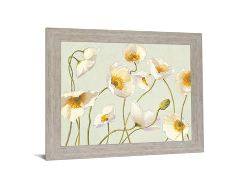 Golden Poppy Whimsy - 28" x 34" Framed Wall Art