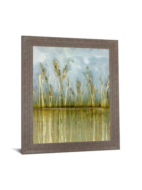 Whispering Marsh - 28" x 34" Framed Wall Art - Green