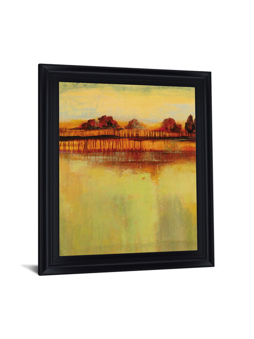 Amber Sunset Glow - 28" x 34" Framed Wall Art