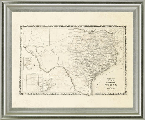 Aged Cartographer - 28" x 34" Framed Wall Art