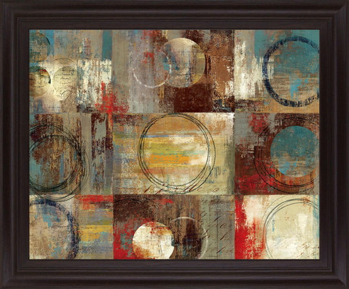 Eclipsed Mosaic - 28" x 34" Framed Wall Art