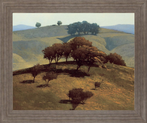 Golden Meadow - 28" x 34" Framed Wall Art - Light Brown