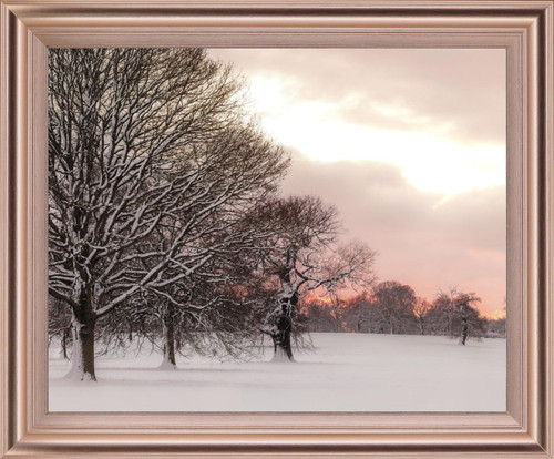 Icy Dawnview - 28" x 34" Framed Wall Art