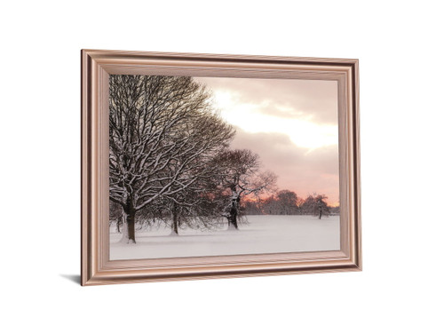 Icy Dawnview - 28" x 34" Framed Wall Art