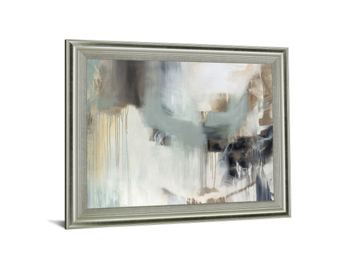 Misty Veil - 28" x 34" Framed Wall Art - Gray