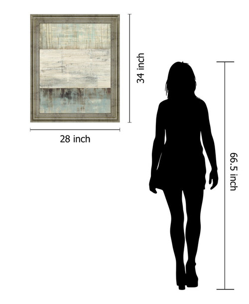 Cool Drift - 28" x 34" Framed Wall Art