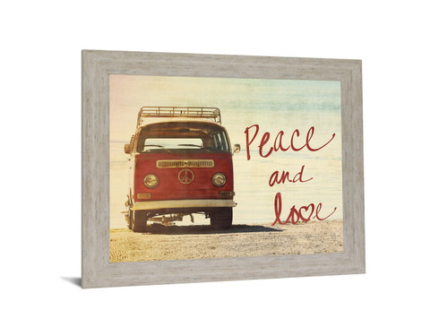 Crimson Journey - 28" x 34" Framed Wall Art - Beige