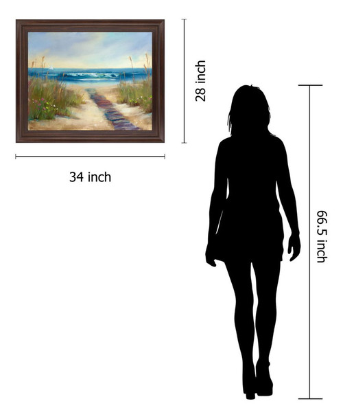 Seaside Breeze - 28" x 34" Framed Wall Art