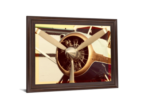 Nostalgic Aviator - 28" x 34" Framed Wall Art