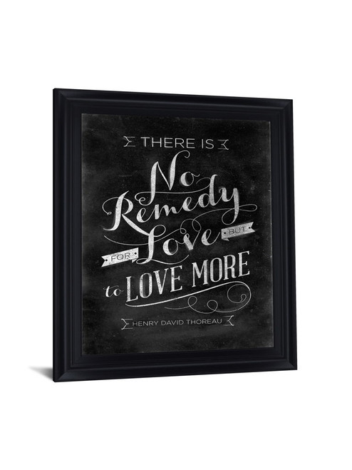 Chalk Wisdom - 28" x 34" Framed Wall Art - Black