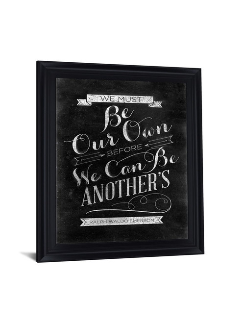 Chalked Whimsy - 28" x 34" Framed Wall Art - Black