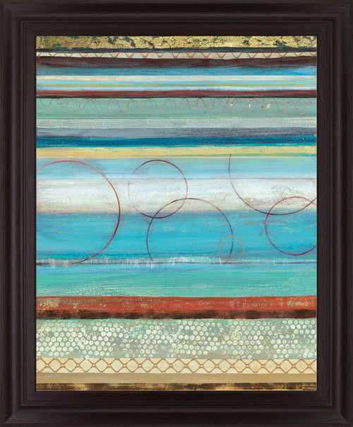 Azure Rhythm - 28" x 34" Framed Wall Art