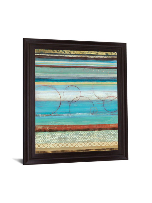 Azure Rhythm - 28" x 34" Framed Wall Art