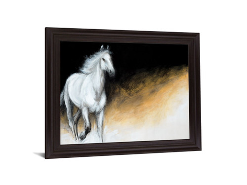 Wild Ember Stallion - 28" x 34" Framed Wall Art