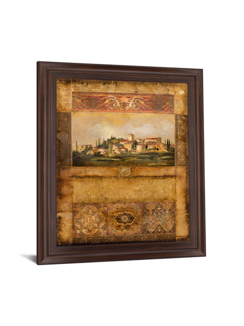 Tuscan Village Mosaic - 28" x 34" Framed Wall Art