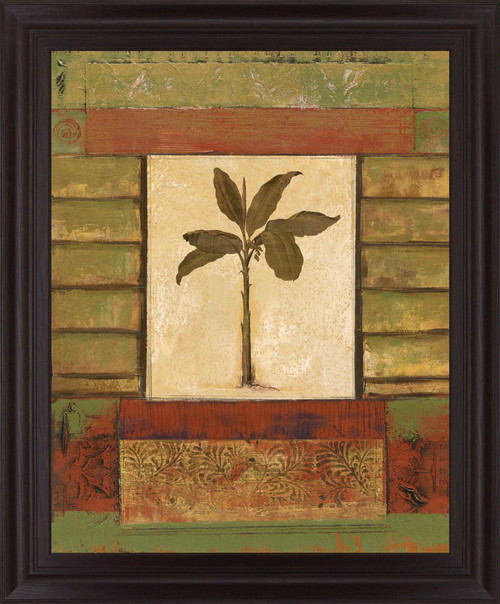 Verdant Sapling - 28" x 34" Framed Wall Art - Green