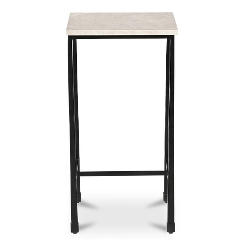 River - Side Table - Botticino Beige