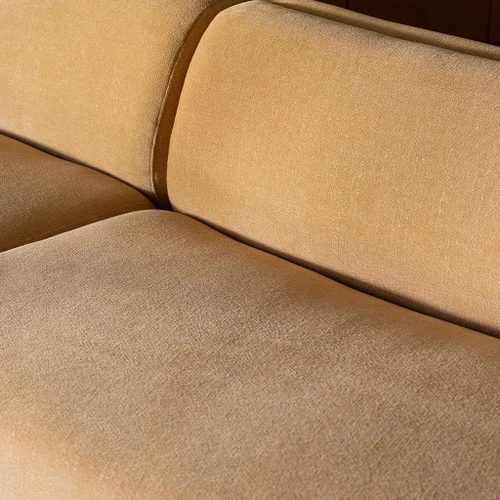 Naomi - 2 Piece Concave Modular Sectional - Golden Yellow