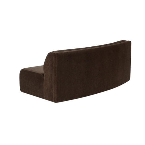 Naomi - Concave Sofa - Dark Brown