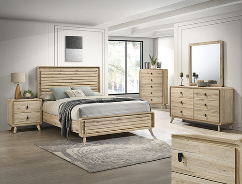 Dawson Bedroom Set in Oak B9240 by Crown Mark