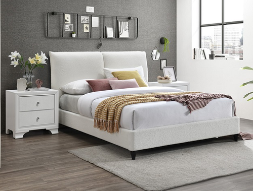 Jenn Contemporary Bed In Beige 5106-ALLby Crown Mark
