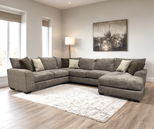 Atasha Oversized Sectional in Fabric