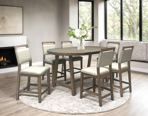 Marcel Counter Dining Set in Oak
