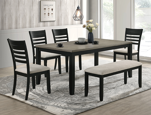 Folio Dining Room Set in Gray 2132 by Crown Mark