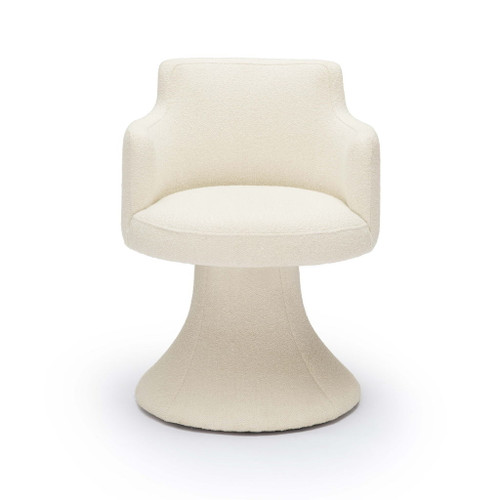 Jeffree - Performance Boucle Swivel Dining Chair