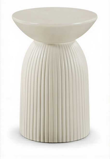 Opani - Concrete End Table - Taupe