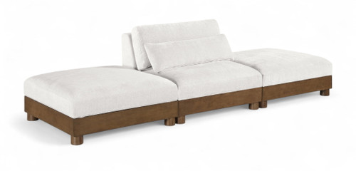 Turin - 3 Piece Fabric Upholstered Modular Sofa