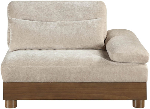 Turin - Fabric Upholstered Modular Arm Chair - Taupe