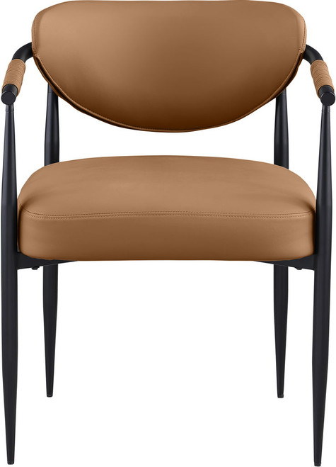 Virella - faux Leather Upholstered Dining Chair (Set of 2) - Black Base