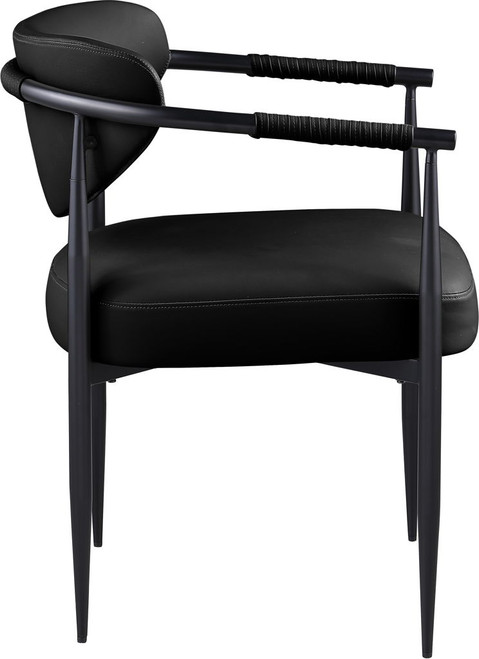 Virella - faux Leather Upholstered Dining Chair (Set of 2) - Black Base