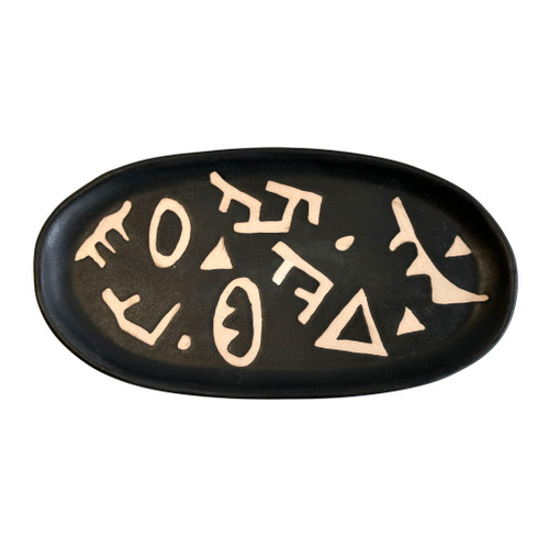 Earthenware - Runes Catchall Dish - Black