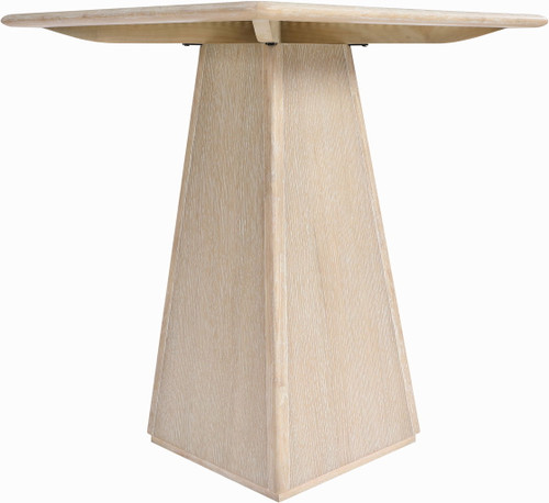 Atrium - Glass Top And Wood Base Dining Table