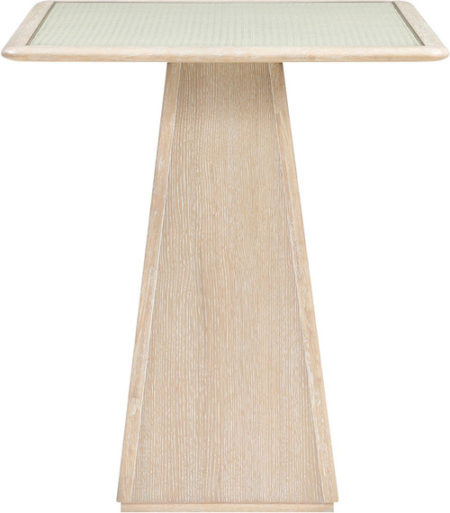 Atrium - Glass Top And Wood Base Dining Table