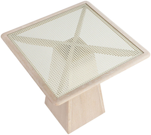 Atrium - Glass Top And Wood Base Dining Table