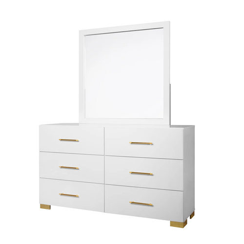 Darya Bedroom Set in White