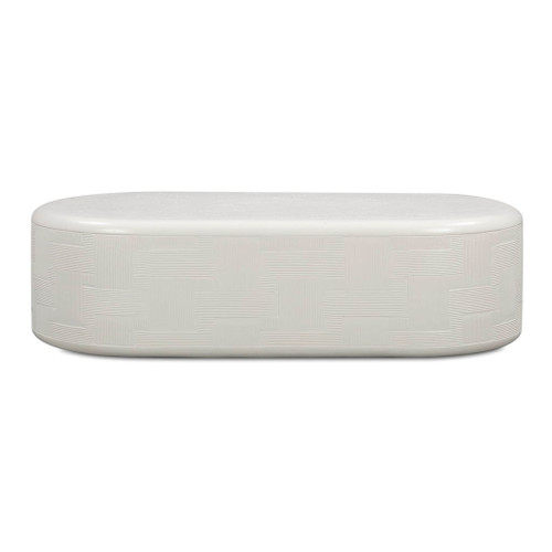 Suraya - Concrete Rounded Coffee Table